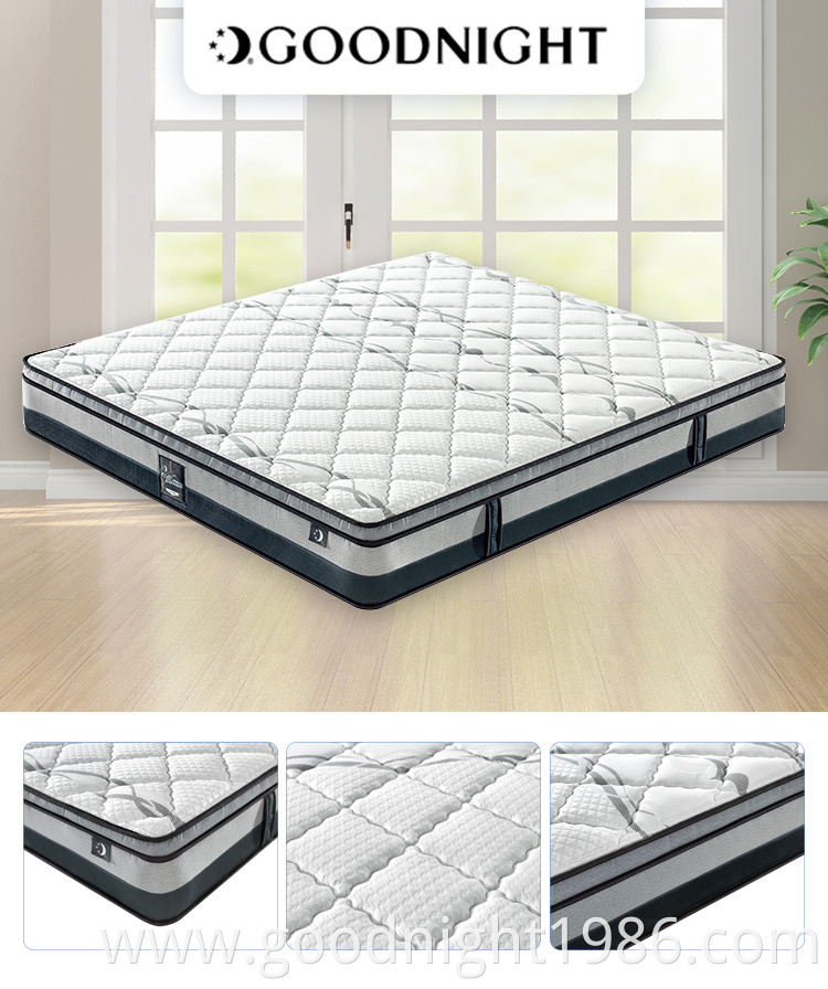 China OEM King Comfort Breathable Bonnell Spring Mattress Manufacturer